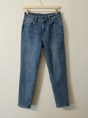 Alexander Wang Fleece-Lined Bite High Rise Jeans